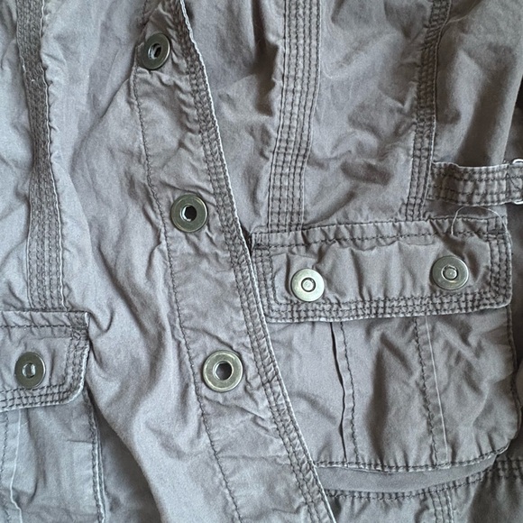 Gray Button-Up Jacket - Picture 4 of 6